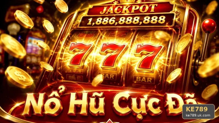 Đọc hiểu giao diện nổ hũ KE789 qua cảnh slot và jackpot thế nào?